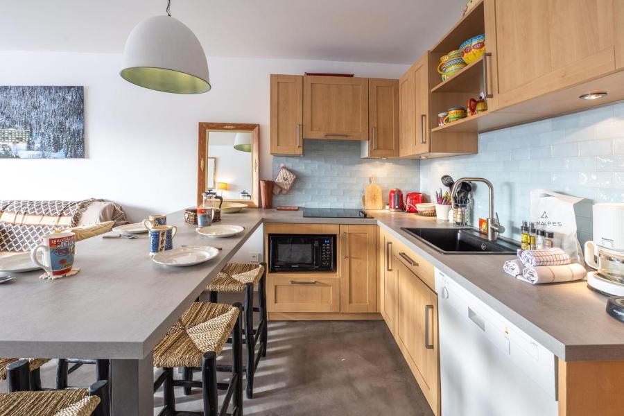 Alquiler al esquí Apartamento 2 piezas cabina para 4 personas (D2) - Résidence Aramis - Alpe d'Huez - Kitchenette