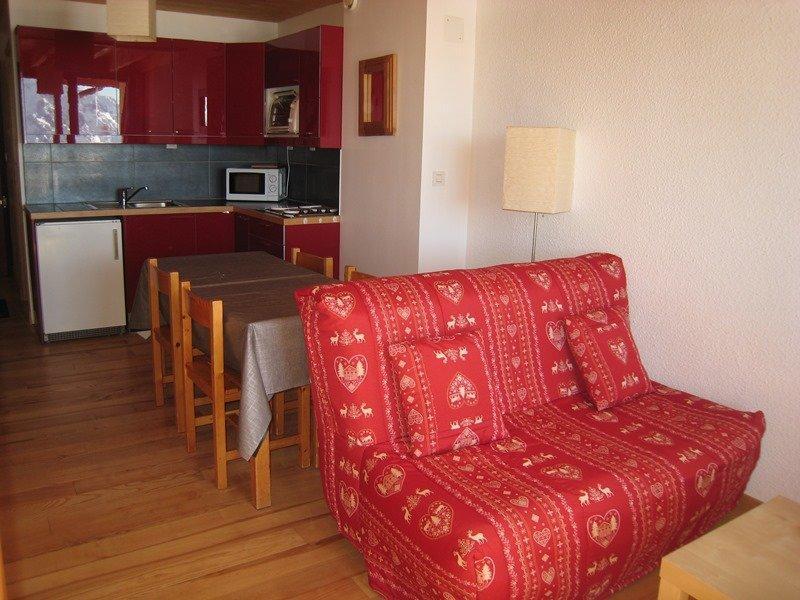 Wynajem na narty Apartament 2 pokojowy z antresolą 5 osób (404) - Résidence Christiania - Alpe d'Huez - Pokój gościnny