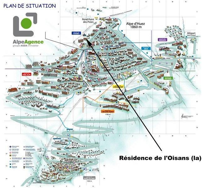 Wynajem na narty Apartament 2 pokojowy 5 osób (B5) - Résidence de l'Oisans - Alpe d'Huez