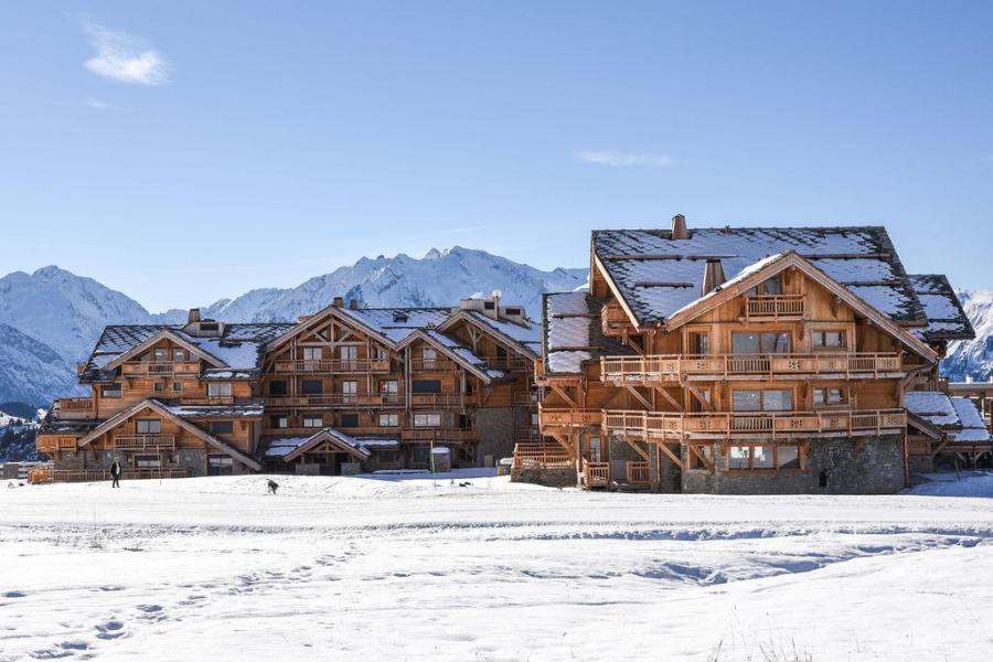 Wynajem na narty Apartament 5 pokojowy 8 osób (A21) - Résidence Eden Blanc - Alpe d'Huez - Zima na zewnątrz