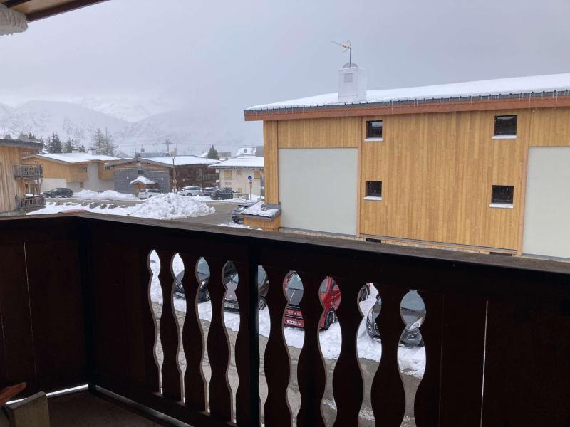 Ski verhuur Appartement 2 kabine kamers 6 personen (D3) - Résidence l'Athos - Alpe d'Huez - Balkon