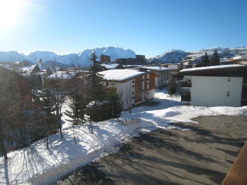 Alquiler al esquí Apartamento cabina 2 piezas para 6 personas (G2) - Résidence l'Azur - Alpe d'Huez - Balcón