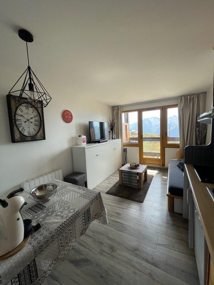 Rent in ski resort 2 room apartment 4 people (1003) - Résidence l'Ours Blanc - Alpe d'Huez - Living room