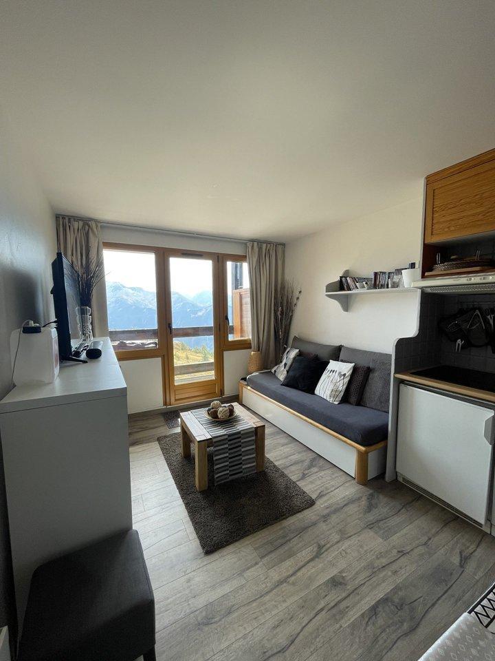 Rent in ski resort 2 room apartment 4 people (1003) - Résidence l'Ours Blanc - Alpe d'Huez - Living room