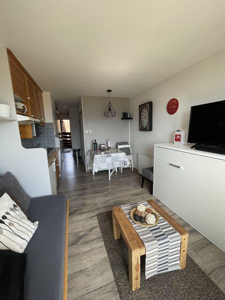 Wynajem na narty Apartament 2 pokojowy 4 osób (1003) - Résidence l'Ours Blanc - Alpe d'Huez - Pokój gościnny