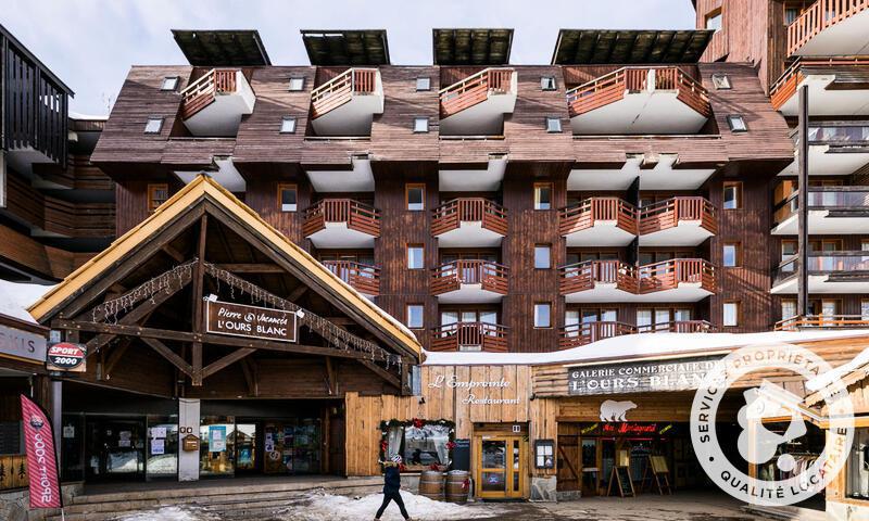 Аренда на лыжном курорте Résidence l'Ours Blanc - MH - Alpe d'Huez - зимой под открытым небом