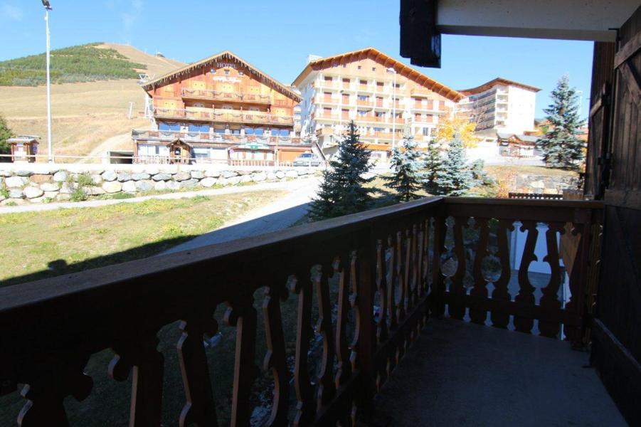 Skiverleih 2-Zimmer-Appartment für 4 Personen (A2) - Résidence la Ménandière - Alpe d'Huez - Terrasse