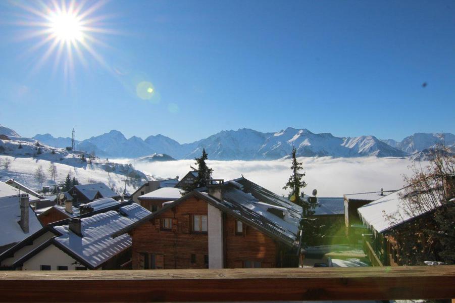 Location au ski Studio 4 personnes (19) - Résidence la Musardière - Alpe d'Huez - Terrasse