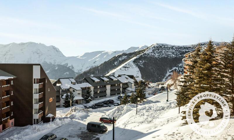 Location au ski Studio 5 personnes (Confort 31m²) - Résidence le Soleil d'Huez - Maeva Home - Alpe d'Huez - Extérieur hiver