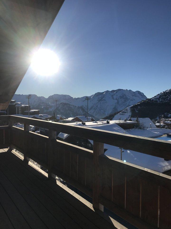 Rent in ski resort 3 room apartment 6 people (304) - Résidence le Zodiaque - Alpe d'Huez - Balcony