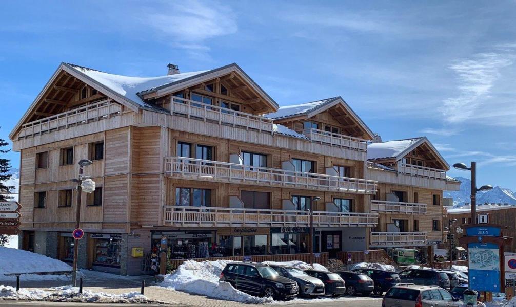 Аренда на лыжном курорте Résidence le Zodiaque - Alpe d'Huez - зимой под открытым небом