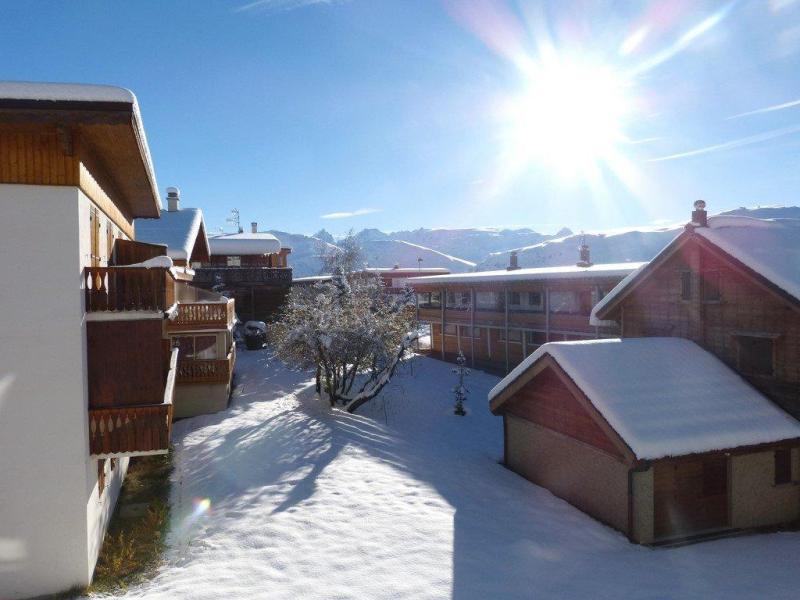 Аренда на лыжном курорте Апартаменты 3 комнат 6 чел. (110) - Résidence le Zodiaque - Alpe d'Huez - зимой под открытым небом