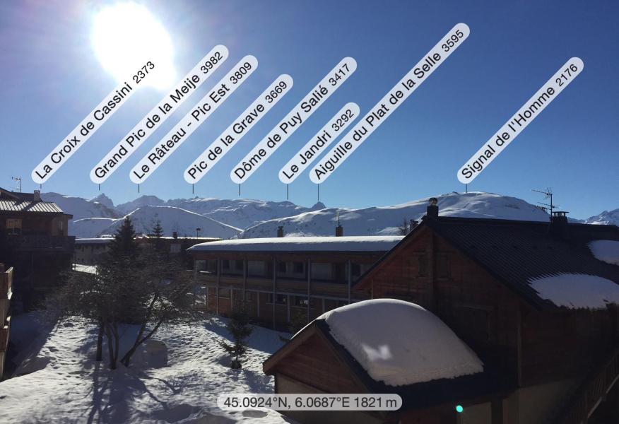 Аренда на лыжном курорте Апартаменты 3 комнат 6 чел. (110) - Résidence le Zodiaque - Alpe d'Huez - план