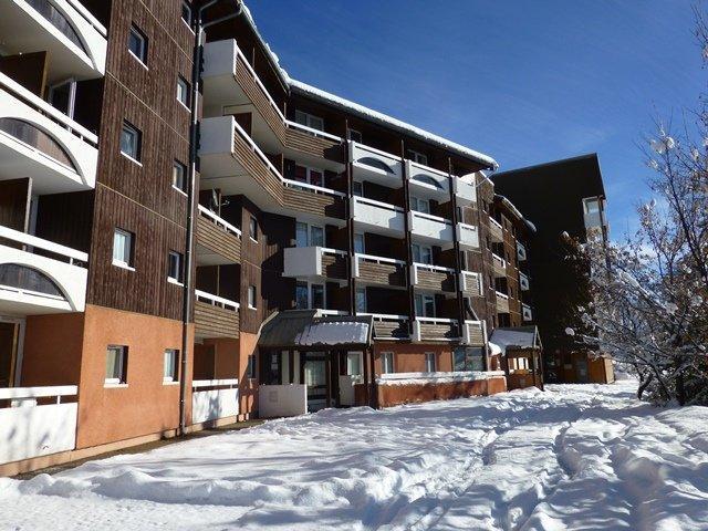 Wynajem na narty Apartament 4 pokojowy 6 osób (508) - Résidence les Aiguilles d'Or - Alpe d'Huez - Zima na zewnątrz