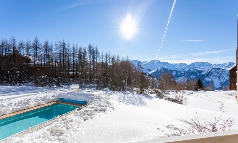 Location au ski Studio 6 personnes (Sélection 35m²) - Résidence les Bergers - Maeva Home - Alpe d'Huez - Extérieur hiver