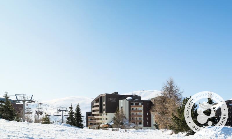 Аренда на лыжном курорте Résidence les Bergers - MH - Alpe d'Huez - зимой под открытым небом