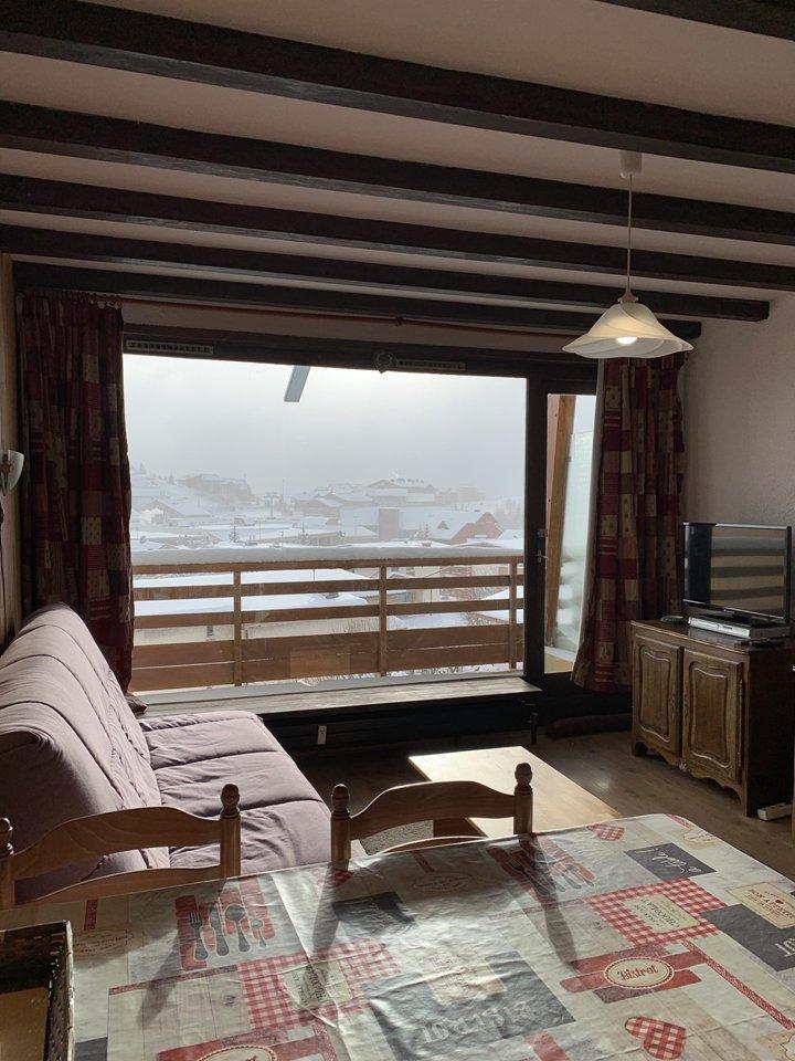 Skiverleih Studio für 4 Personen (F4) - Résidence les Gémeaux - Alpe d'Huez - Wohnzimmer