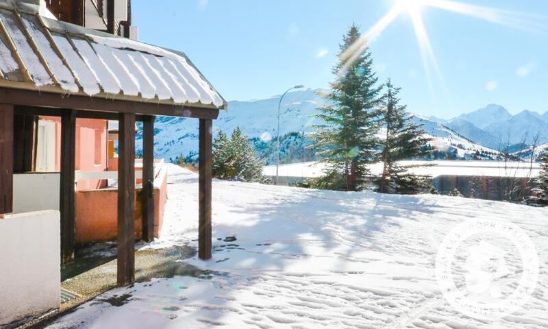 Location au ski Studio 5 personnes (Sélection 23m²) - Résidence les Horizons d'Huez - Maeva Home - Alpe d'Huez - Extérieur hiver