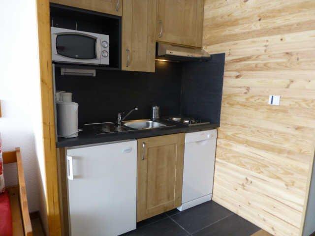 Rent in ski resort Studio 5 people (002) - Résidence les Mélèzes - Alpe d'Huez - Kitchenette