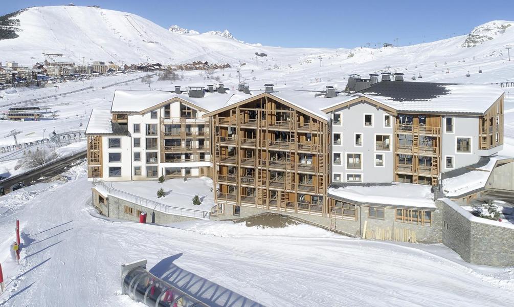 Аренда на лыжном курорте Résidence Phoenix B - Alpe d'Huez - зимой под открытым небом