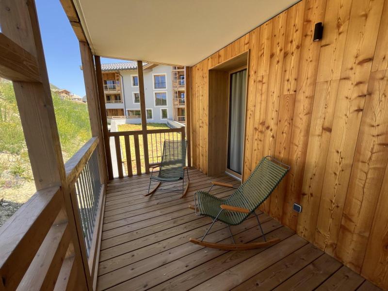 Soggiorno sugli sci Appartamento 3 stanze con cabina per 6 persone (B33) - Résidence Phoenix B - Alpe d'Huez - Balcone