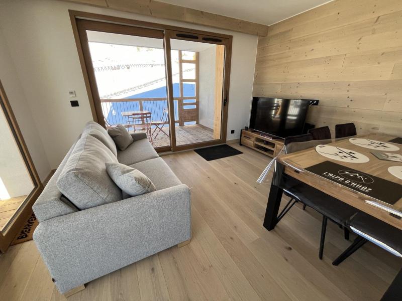 Skiverleih 2-Zimmer-Holzhütte für 4 Personen (C24) - Résidence Phoenix C - Alpe d'Huez - Wohnzimmer