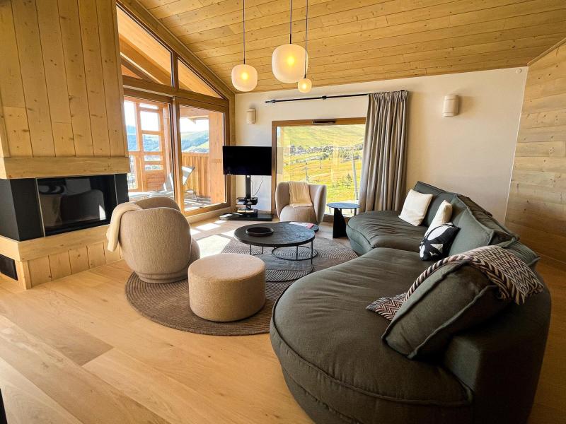 Rent in ski resort 5 room apartment 8 people (C32) - Résidence Phoenix C - Alpe d'Huez - Living room