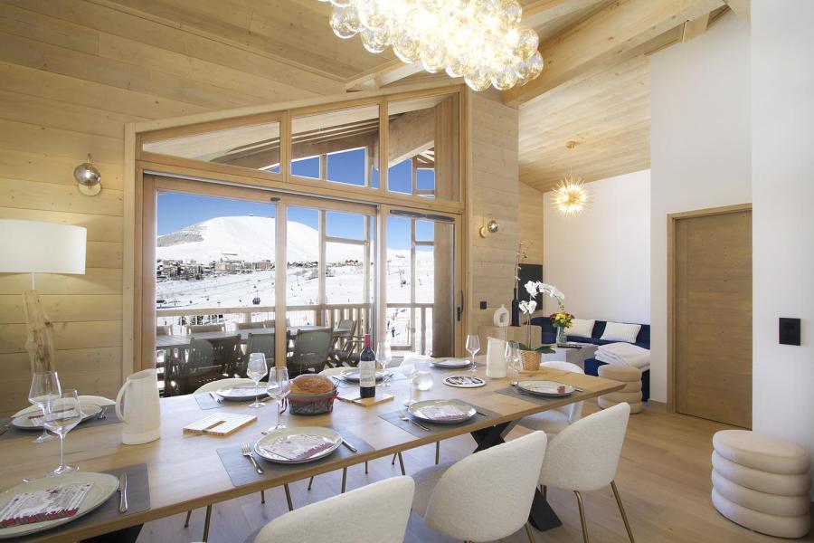 Rent in ski resort 5 room apartment cabin 10 people (C33-34) - Résidence Phoenix C - Alpe d'Huez - Living room