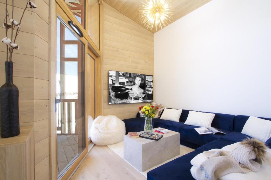 Rent in ski resort 5 room apartment cabin 10 people (C33-34) - Résidence Phoenix C - Alpe d'Huez - Living room