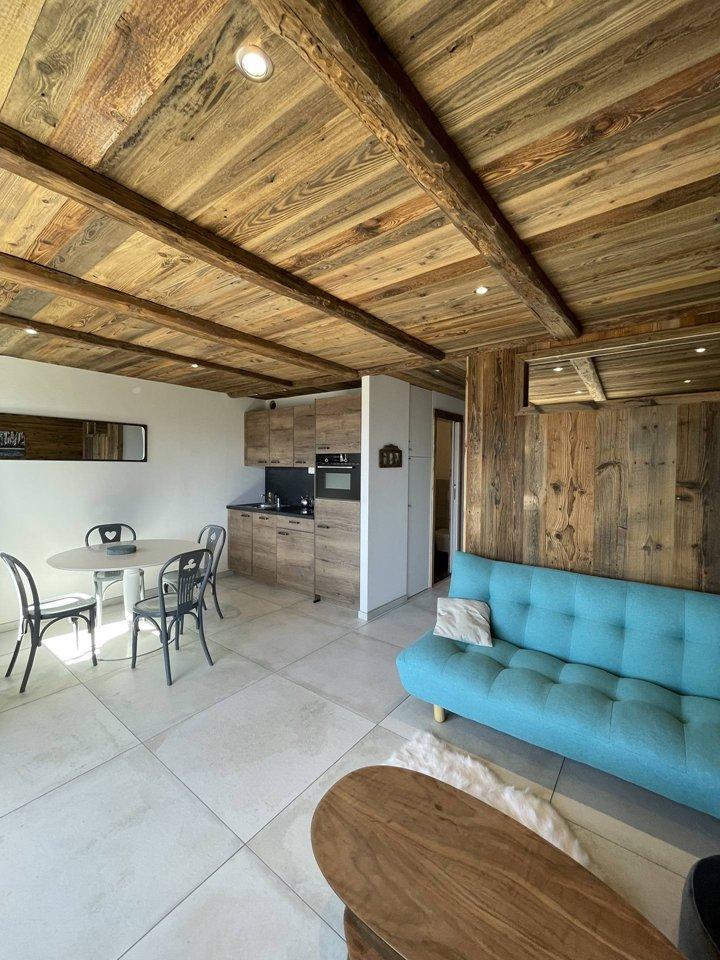 Ski verhuur Studio 4 personen (I1) - Résidence Santa Monica - Alpe d'Huez - Woonkamer