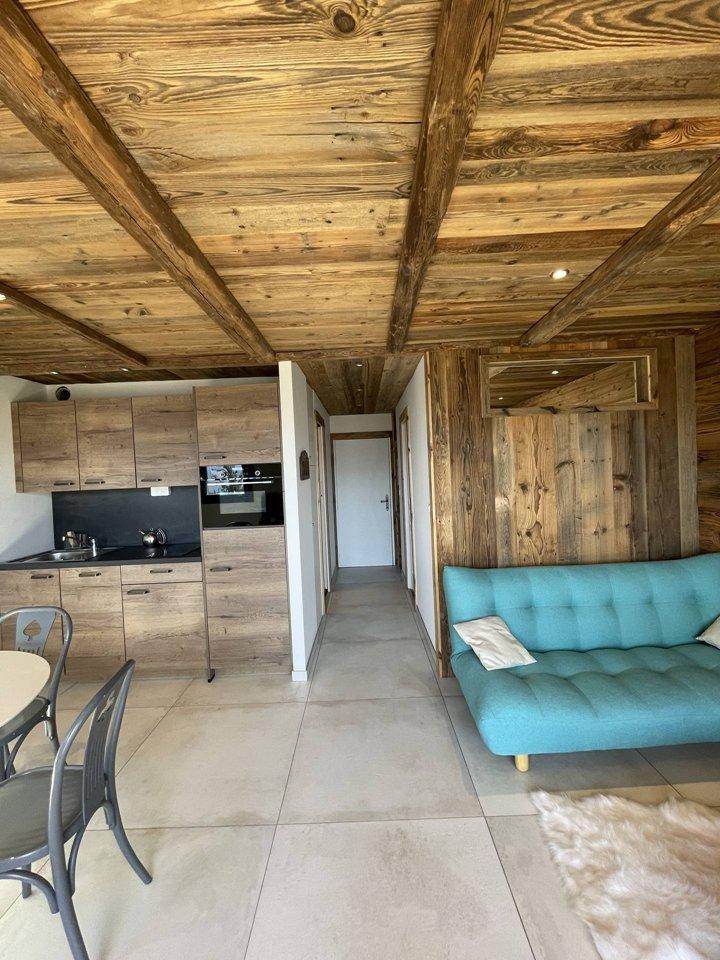 Skiverleih Studio für 4 Personen (I1) - Résidence Santa Monica - Alpe d'Huez - Wohnzimmer