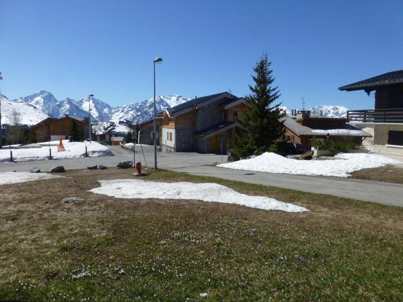 Аренда на лыжном курорте Апартаменты 2 комнат 6 чел. (03) - SOLARIUM - Alpe d'Huez - зимой под открытым небом