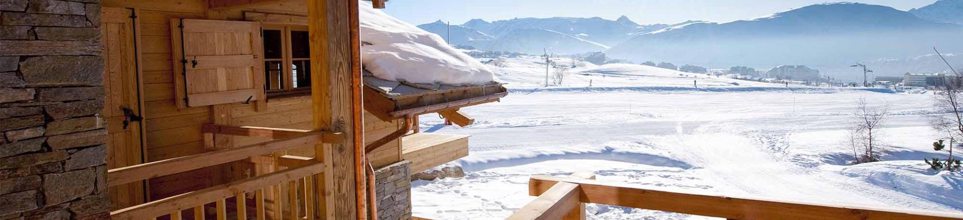 Rent in ski resort Chalet Bouquetin - Alpe d'Huez - Winter outside