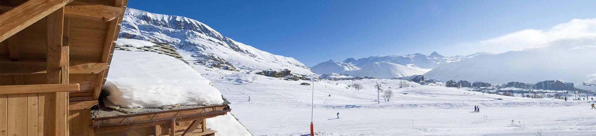 Skiverleih Chalet Bouquetin - Alpe d'Huez - Draußen im Winter