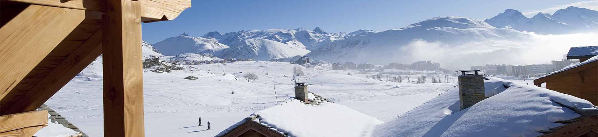 Skiverleih Chalet Loup - Alpe d'Huez - Draußen im Winter