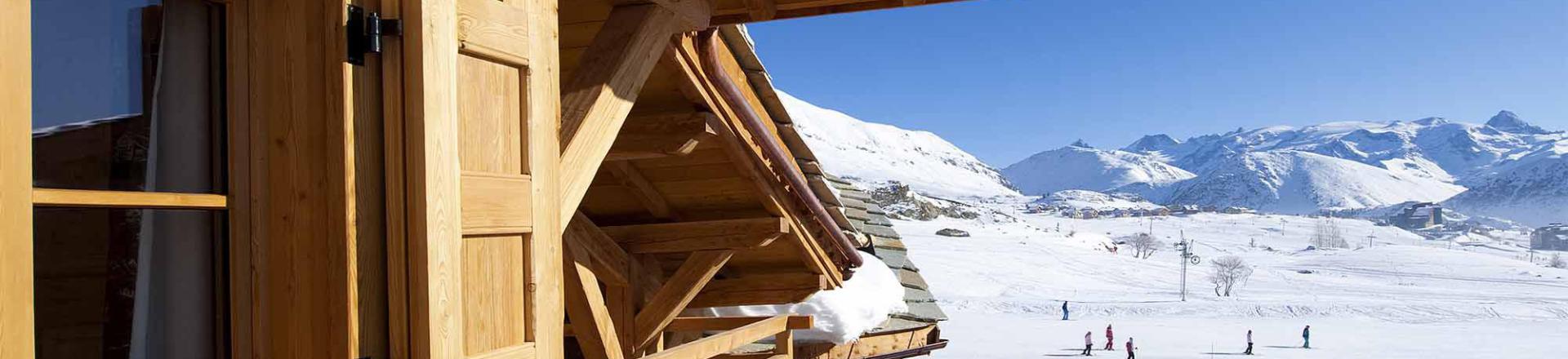 Location au ski Chalet Marmotte - Alpe d'Huez - Extérieur hiver