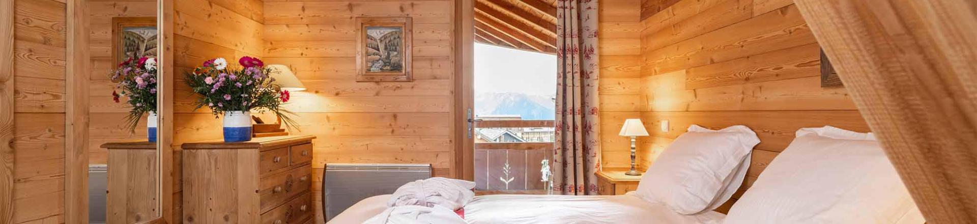 Location au ski Chalet Marmotte - Alpe d'Huez - Chambre mansardée