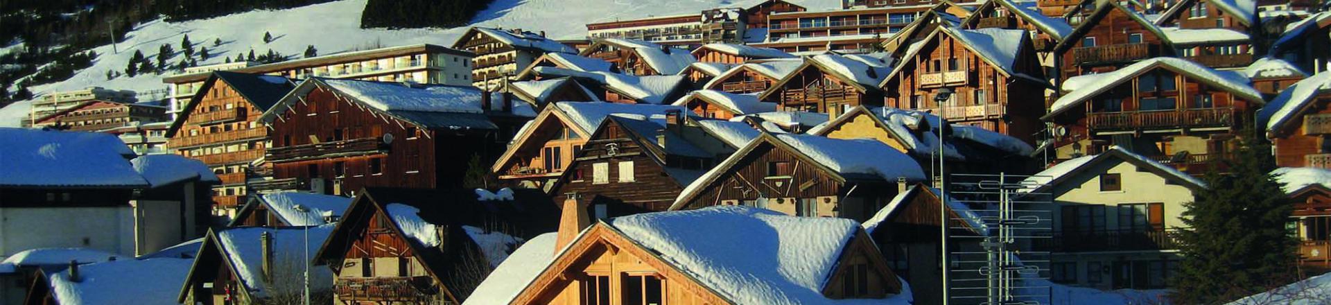 Location au ski Chalet Nightingale - Alpe d'Huez - Extérieur hiver