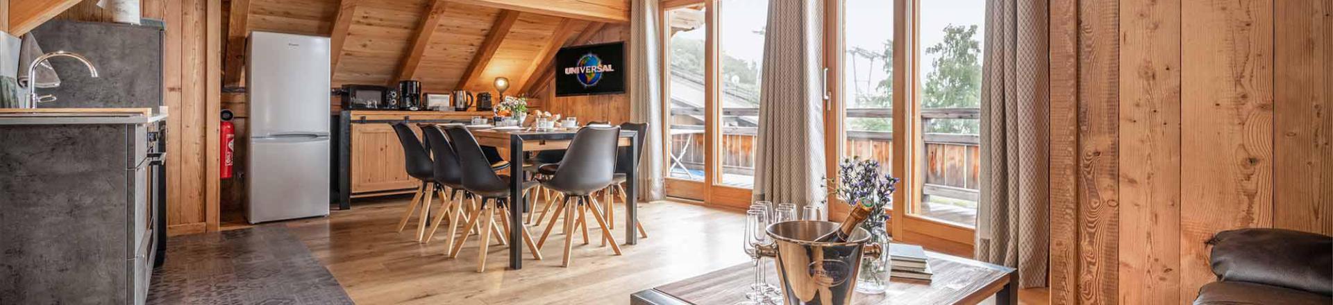 Rent in ski resort Chalet Nightingale - Alpe d'Huez - Coffee table