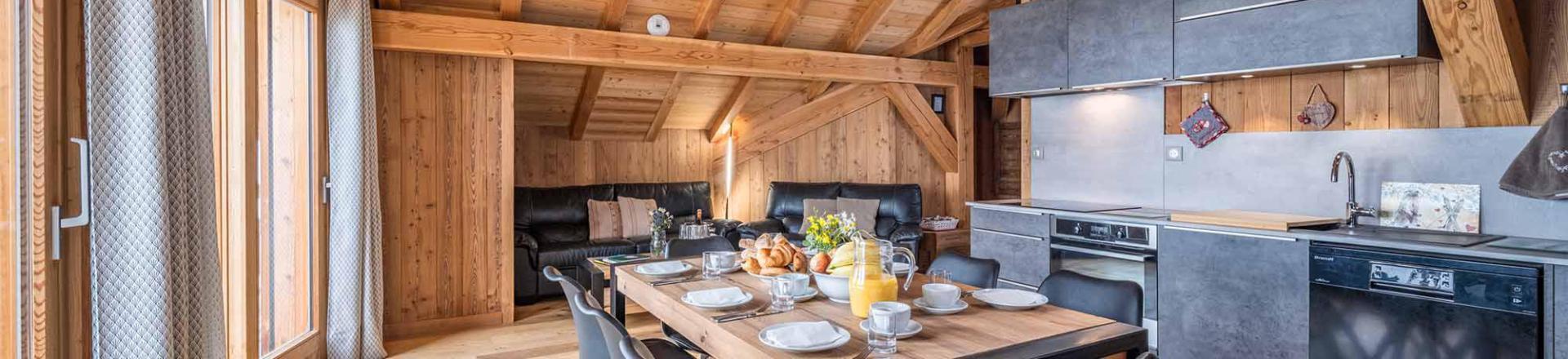 Аренда на лыжном курорте Chalet Nightingale - Alpe d'Huez - Кухня