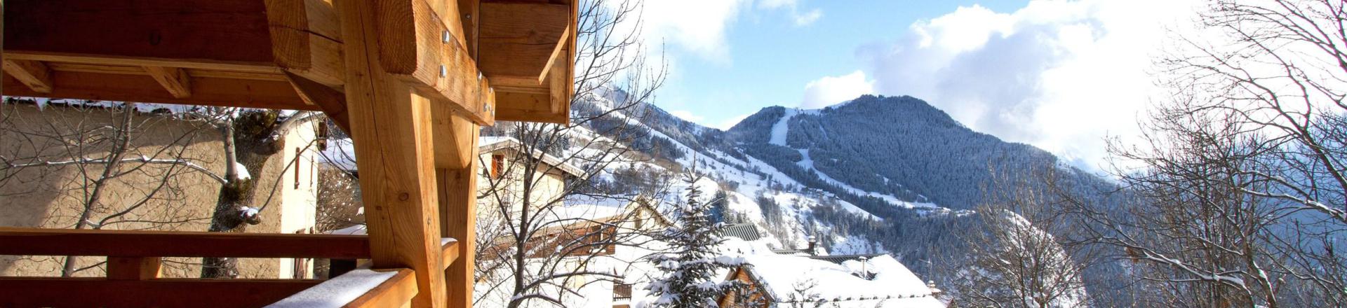 Skiverleih Chalet Nuance de Bleu - Alpe d'Huez - Draußen im Winter
