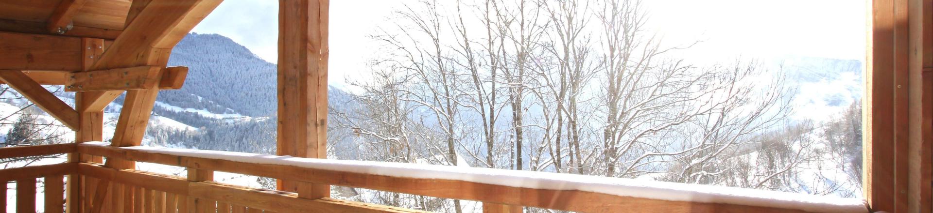 Rent in ski resort Chalet Nuance de Bleu - Alpe d'Huez - Winter outside