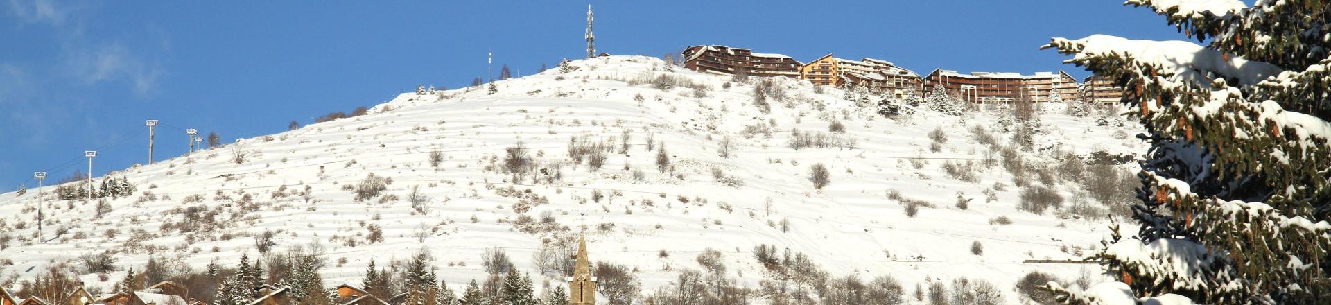 Skiverleih Chalet Nuance de Gris - Alpe d'Huez - Draußen im Winter