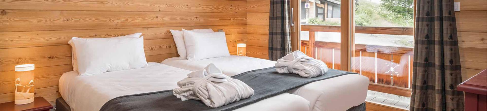 Skiverleih Chalet Woodpecker - Alpe d'Huez - Schlafzimmer
