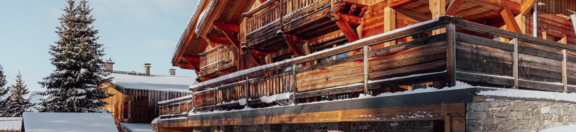 Rent in ski resort Chalets Les Balcons du Golf - Alpe d'Huez - Winter outside