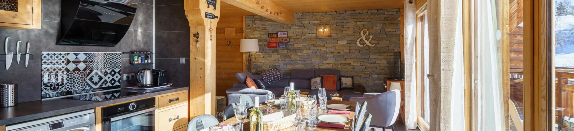 Soggiorno sugli sci Chalet su 3 piani 5 stanze per 8 persone (Friandise) - Chalets Les Balcons du Golf - Alpe d'Huez - Cucina