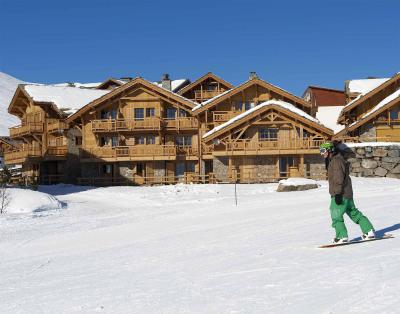Location au ski Chalet Bouquetin - Alpe d'Huez - Extérieur hiver