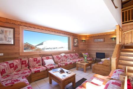 Rent in ski resort Chalet des Neiges - Alpe d'Huez - Living room