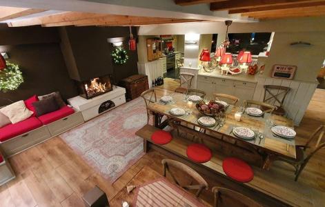 Rent in ski resort 9 room chalet 15 people - Chalet Vieux Logis - Alpe d'Huez - Living room