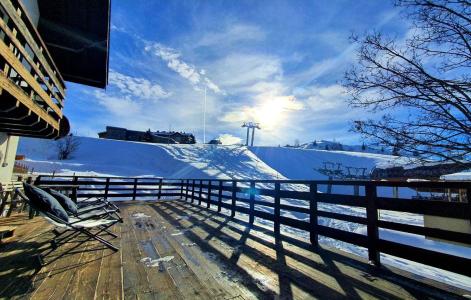 Rent in ski resort 9 room chalet 15 people - Chalet Vieux Logis - Alpe d'Huez - Terrace